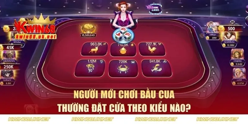 Cửa cược phổ biến tại KWIN68 cho newbie